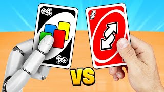 Can WE BEAT A Robot In UNO? (impossible)