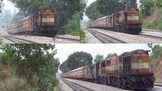 Mismatch King Barmer Express on a slight Gradient - Indian Railways