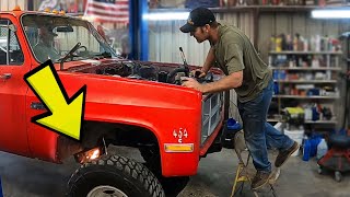 The Old GMC almost goes up in FLAMES!!