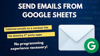 Google Apps Script Mail Merge - Send Personalized Emails From a Google Sheets List