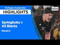 Springboks v All Blacks Highlights | Round 2 | The Rugby Championship 2022