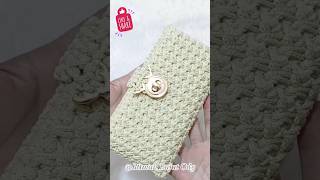 Dompet rajut #diy #karyatanganunik #tutorial #crochet #rajut #crochetbag