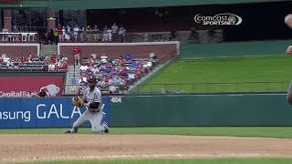 Ramirez makes a diving stop, retires Prince