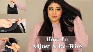 How To Adjust \u0026 Re-Wire Your Halo Extension💗Step by Step