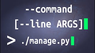 Commandline Arguments with Django (or Python's Argparse mini tutorial)