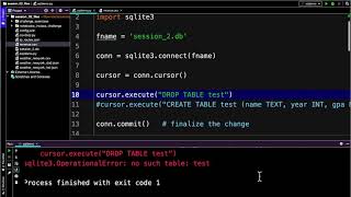 2.5: Table Changing SQL Queries from Python