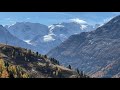 beautiful autumn in muottas muragl st. moritz engadin switzerland 4k