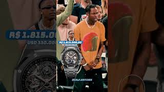 RELÓGIOS de TRAVIS SCOTT e QUAVO em jogo das OLIMPÍADAS; EUA vs SRB 🔥 | 🤔 RM ou AP? 🤔 | #shorts