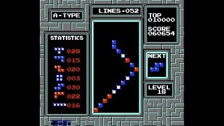 [TAS] NES Tetris Maxout with Style / Inverse Secret Grade