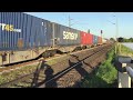 vectron locomotive start to run ride with wheel slip 😱 container train at breyell germany 👍👍👍👍👍👍🚂