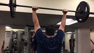 Nate’s 145 lbs OHP and Why Beginners SHOULD Max Out