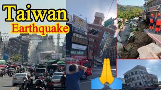 Taiwan Earthquake Today Video Compilation 2024 || Taiwan Massive Earthquake Today #taiwanearthquake