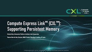 Compute Express Link™ (CXL™): Supporting Persistent Memory