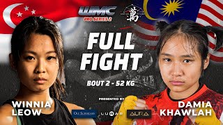 WMC Pro Series 2 - Bout 2 (Winnia Leow vs Damia Khawlah)