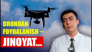 O‘zbekistonga dron olib kirish taqiqlangan — Bojxona qoidalari