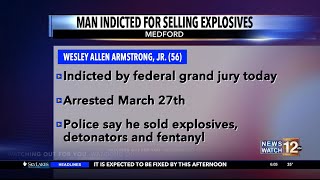 Man indicted for selling explosives