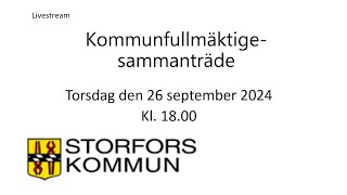 Storfors Kommunfullmäktige