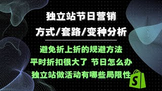 独立站营销活动设置篇 活动怎么策划？选什么活动？优惠券怎么设置？给多大力度的折扣？