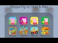 World of Peppa Pig,Peppa Pig Polly Parrot,Holiday,Sports Day,Vlad & Niki Car Service,V & N 12 Locks