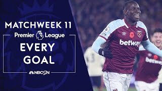 Every Premier League goal from Matchweek 11 (2021-22) | Premier League | NBC Sports