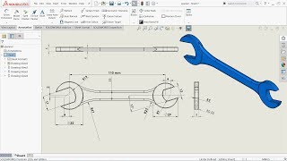 SolidWorks Tutorial Spanner