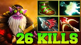 26 Kills Sniper !! Sniper Dota 2 Mid Meta Carry 7.37 Item Build With 26 Kills Pro Gameplay Guide