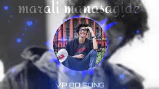 Marali manasaagide 8d song| kannada 8d song| gentleman movie song| sanjith hegde| kannada 8d song