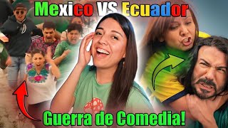 México 🇲🇽 vs Ecuador 🇪🇨!  ¡⚔️🔥 La parodia épica de Enchufe TV..Reaccionando a La guerra latina!