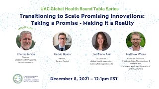 UAC Webinar: Transitioning to Scale Promising Innovations: Taking a Promise Making it a Reality