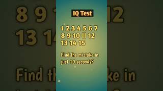 IQ Test - no.122 #shorts #shortvideo #IQtest #puzzle #braintest #trending #viral