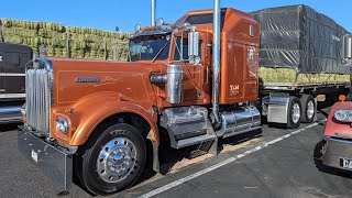 T\u0026M Trucking's Kenworth W900A Aerodyne -- Desert Diesel Nationals Chandler, Arizona April 20th, 2024