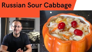 How to Make Russian Sour Cabbage, Easy Russian Sour Cabbage recipe