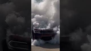 Dodge SRT hellcat insane burnout😶‍🌫️ #fyp #smoke #dodge #hellcat #hemi #subscribe #mopar #burnout