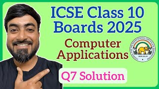 ICSE Class 10 Computer Applications 2025 Q7 | Method Overloading in Java | Full Coding & Explanation