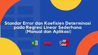 Standar Error dan Koefisien Determinasi pada Regresi Linear Sederhana (Manual dan Aplikasi)