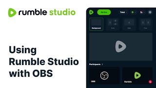 How To Connect OBS with Rumble Studio