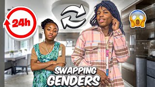 ME AND ARI SWAPPED GENDERS FOR 24 HOURS😳*MUST WATCH*