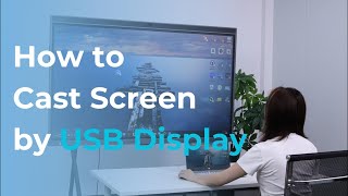 How to Cast Your Screen via USB Display on an Interactive Smart Board