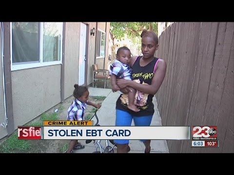 Woman says her EBT card was stolen by a family member Woman says her EBT card was stolen by a family member