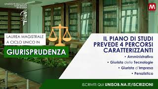 Giurisprudenza - Corso di laurea magistrale a ciclo unico / UNISOB