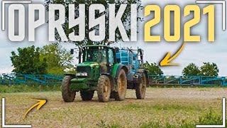 ✔️Opryski 2021✔️john DEERE 6830, lemken albatros 94000✔️