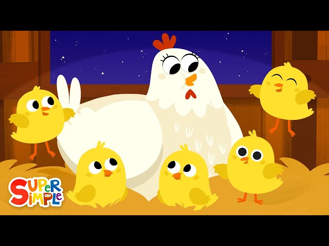 Five Little Chicks Lullaby For Kids Super Simple Songs Videos For