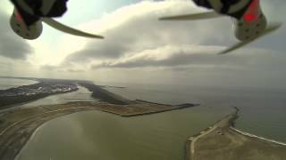 空撮　-十三湖-(DJIPHANTOM+Gopro　)-Aerial view in Jyuusanko lake-