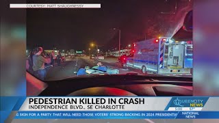 Pedestrian killed in E. Independence Blvd. crash