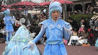 フローズンファンタジーパレード2018(エルサの前のダンサーさんたちメイン)【TDL】2018/2/23 1回目 1st