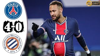 PSG vs Montpellier 4-0 ||All Goals & External Highlights ||English Commentary HD