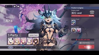 Eversoul 에버소울 - Evil Soul Subjugation Aira Lvl301 (Sync 221) - 4 team