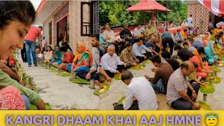 Aaj khai Kangri Dham sbne😇✌️// Tea Garden// Palampur