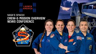 NASA’s SpaceX Crew-5 Leaders Discuss Mission Overview