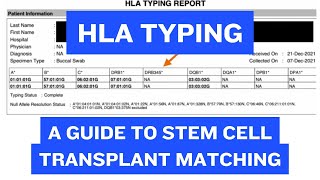 What is HLA typing?